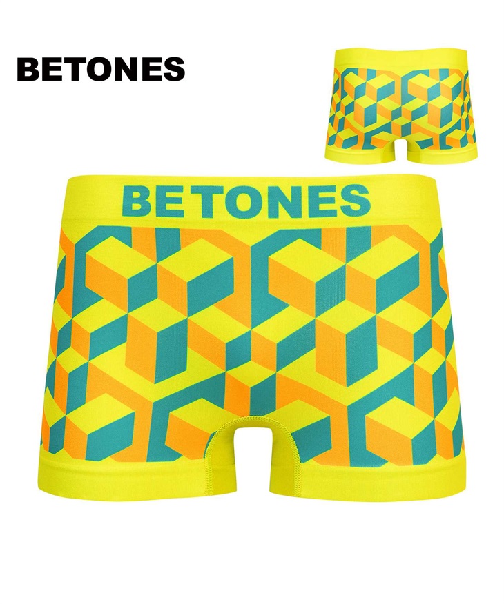 ビトーンズ BETONES BETONES メンズ ボクサーパンツ 【メール便】(FESTIVAL10(イエロー)-フリーサイズ)