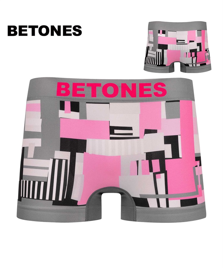ビトーンズ BETONES BETONES メンズ ボクサーパンツ 【メール便】(PABLO2(グレー)-フリーサイズ)