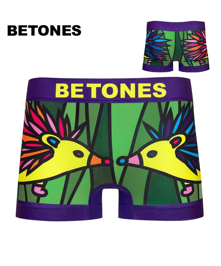 ビトーンズ BETONES BETONES メンズ ボクサーパンツ 【メール便】(ENCOUNTER(パープル)-フリーサイズ)