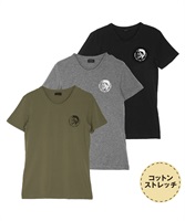 DIESEL ディーゼル 3枚セット Essentials メンズ 半袖 Tシャツ ギフト プレゼント 男性 ラッピング無料(3.CTマルチBセット-海外XS(日本S相当))