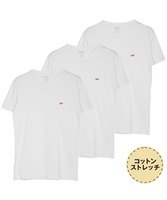 DIESEL ディーゼル 3枚セット Essentials メンズ 半袖 Tシャツ ギフト プレゼント 男性 ラッピング無料(9.CWホワイトセット-海外XS(日本S相当))