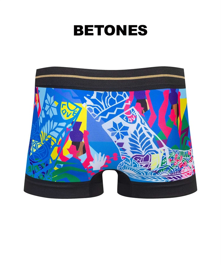 ビトーンズ BETONES WORLD TOUR メンズ ボクサーパンツ 【メール便】(モーリタニア-フリーサイズ)