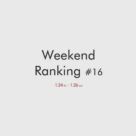 Weekend Ranking #16