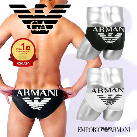 EMPORIO ARMANI エンポリオアルマーニ  メンズ ブリーフパンツ EAGLE STRETCH COTTON 彼氏 男性 ブランド 父の日 プレゼント OUTLET SALE_F