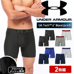 アンダーアーマー UNDER ARMOUR 【2枚セット】SERIES 6 BOXER JOCK 2PK メンズ ロングボクサーパンツ OUTLET SALE_F