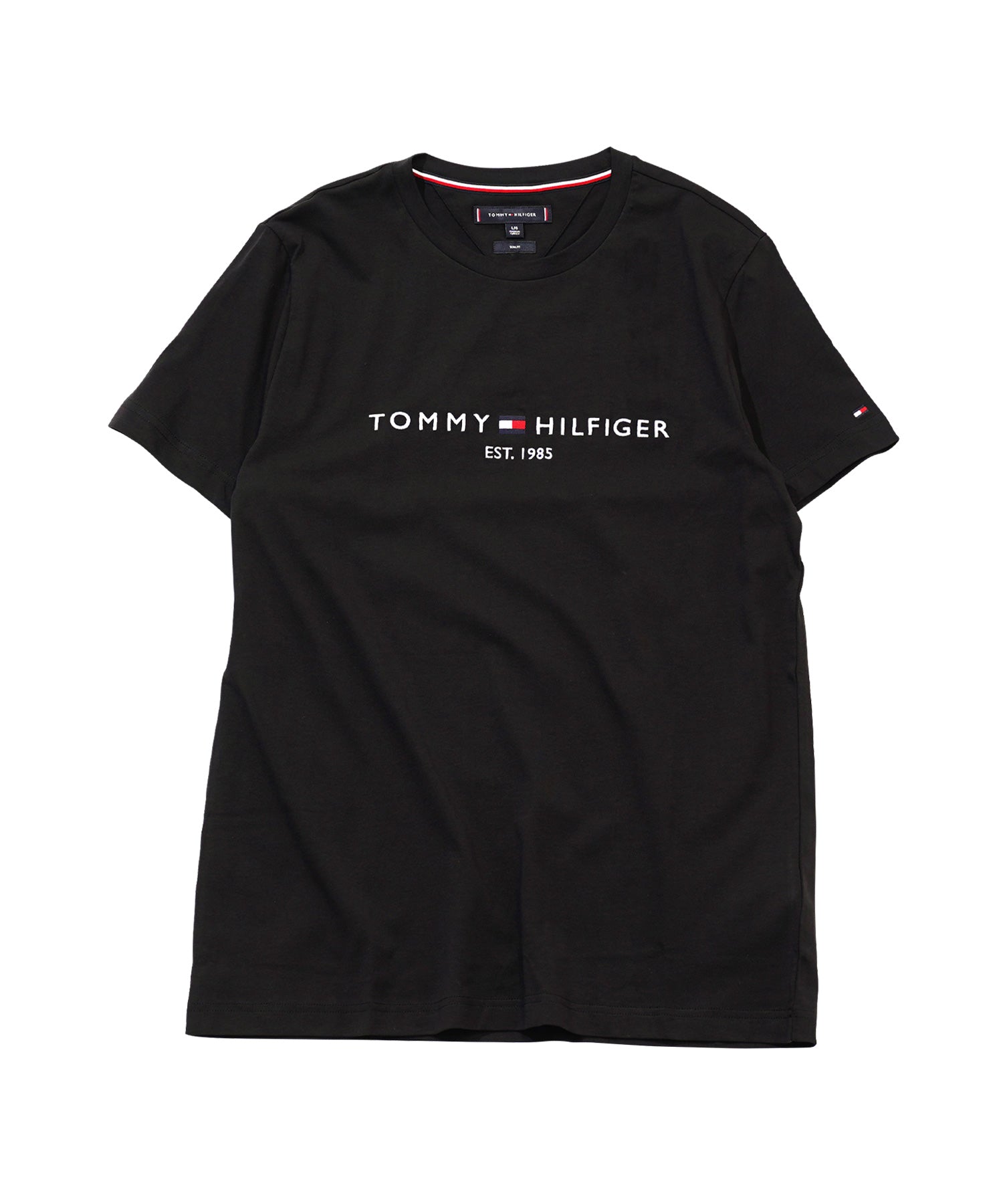  / トミーヒルフィガー ロゴ入Tシャツ  新作 ヒルフィガーエンボスロゴTシャツ | トミー ヒルフィガー