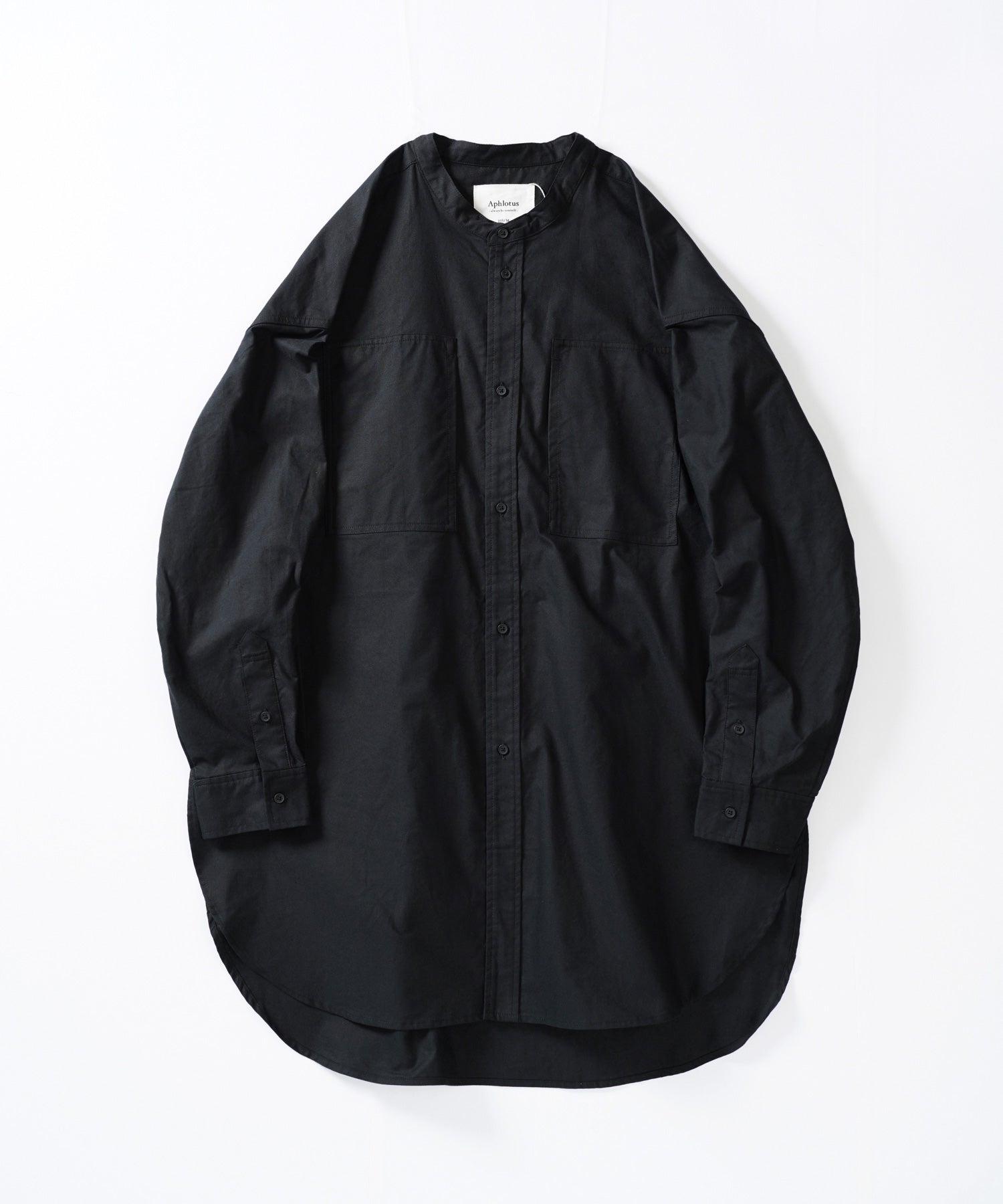 サイドスリット ダブルポケット スタンドカラー L/S ロング