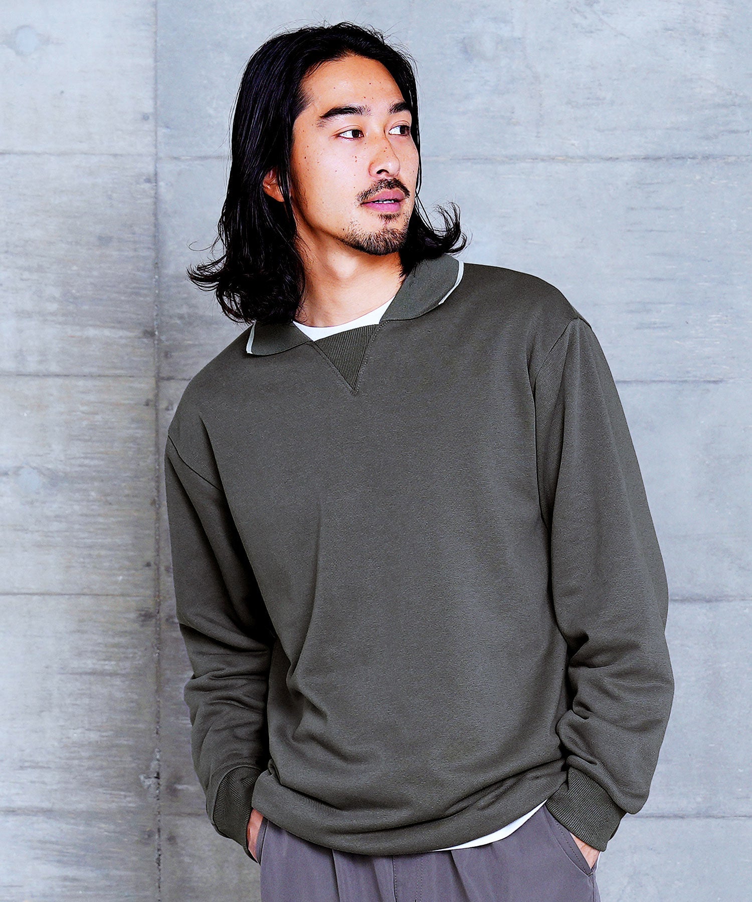 UNFOLLOW アンフォロー　MrHOWL グレー スウェット トレーナー UNFOLLOW アンフォロー MrHOWL グレー スウェット トレーナー