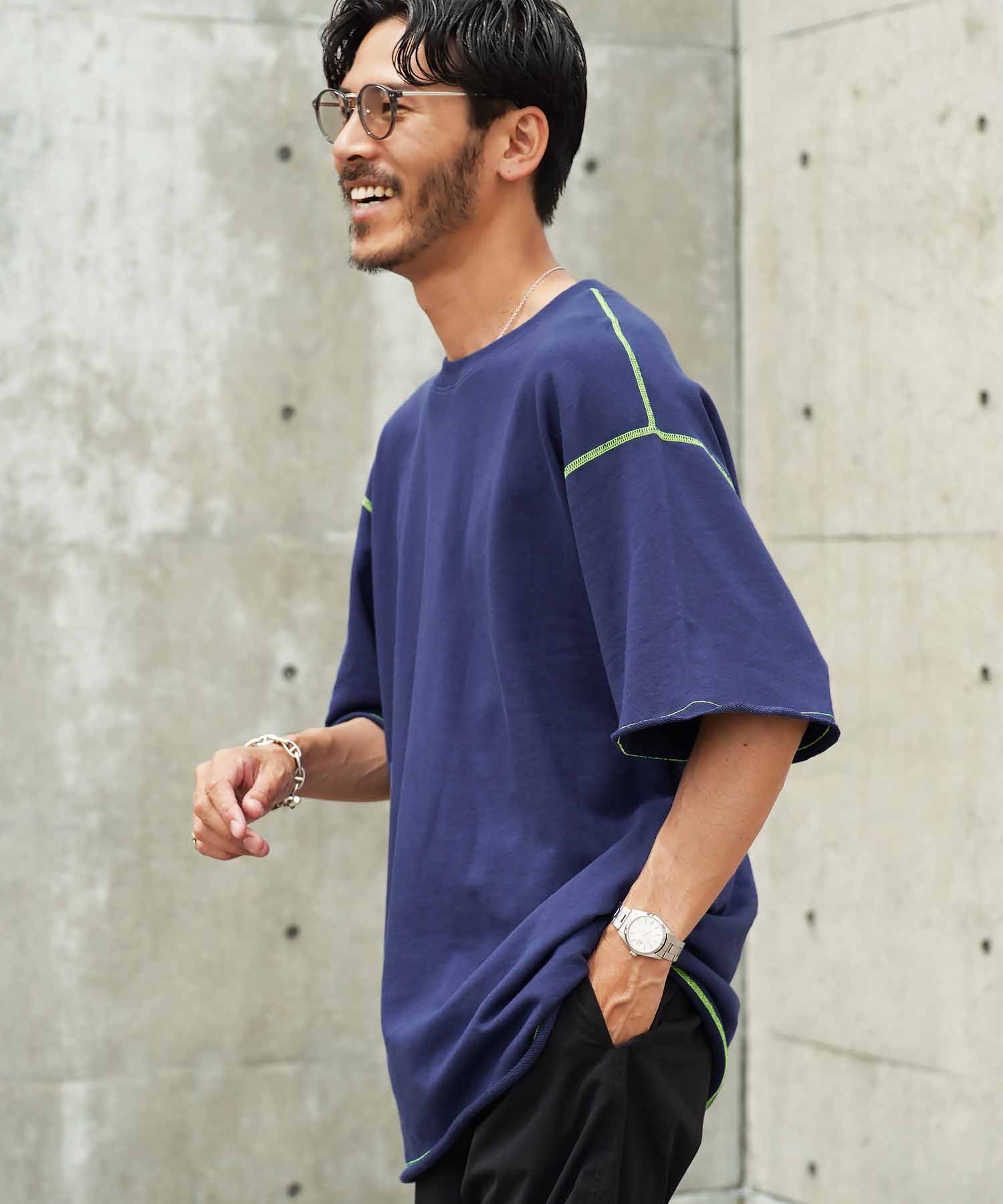 カットオフ ライトスウェットTシャツ 半袖 │ メンズ Tシャツ 半袖 