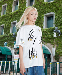 阪神タイガース × NOSTALVIA ノスタルヴィア Tigers Scratch / タイガーススクラッチ Tシャツ 大阪