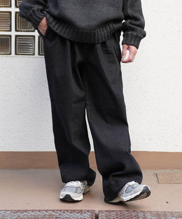 イージータックデニムスラックス