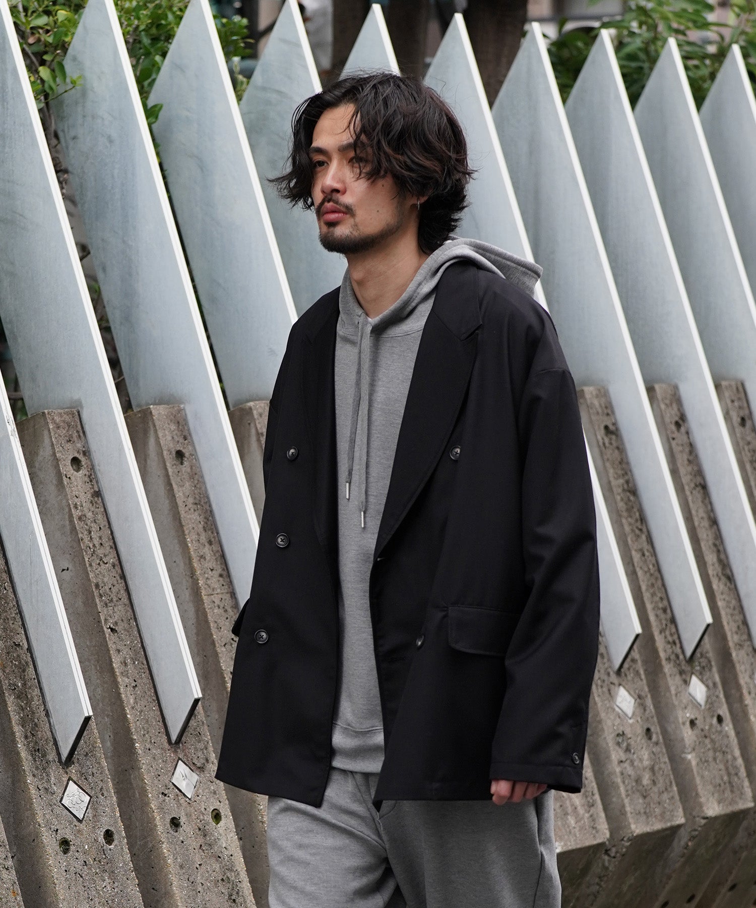 TRダブルブレストテーラードジャケット – TOPFLOOR