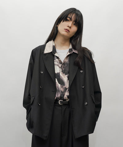 25SS　tao フリル付きオーバーサイズジャケット 25SS tao フリル付きオーバーサイズジャケット - メルカリ