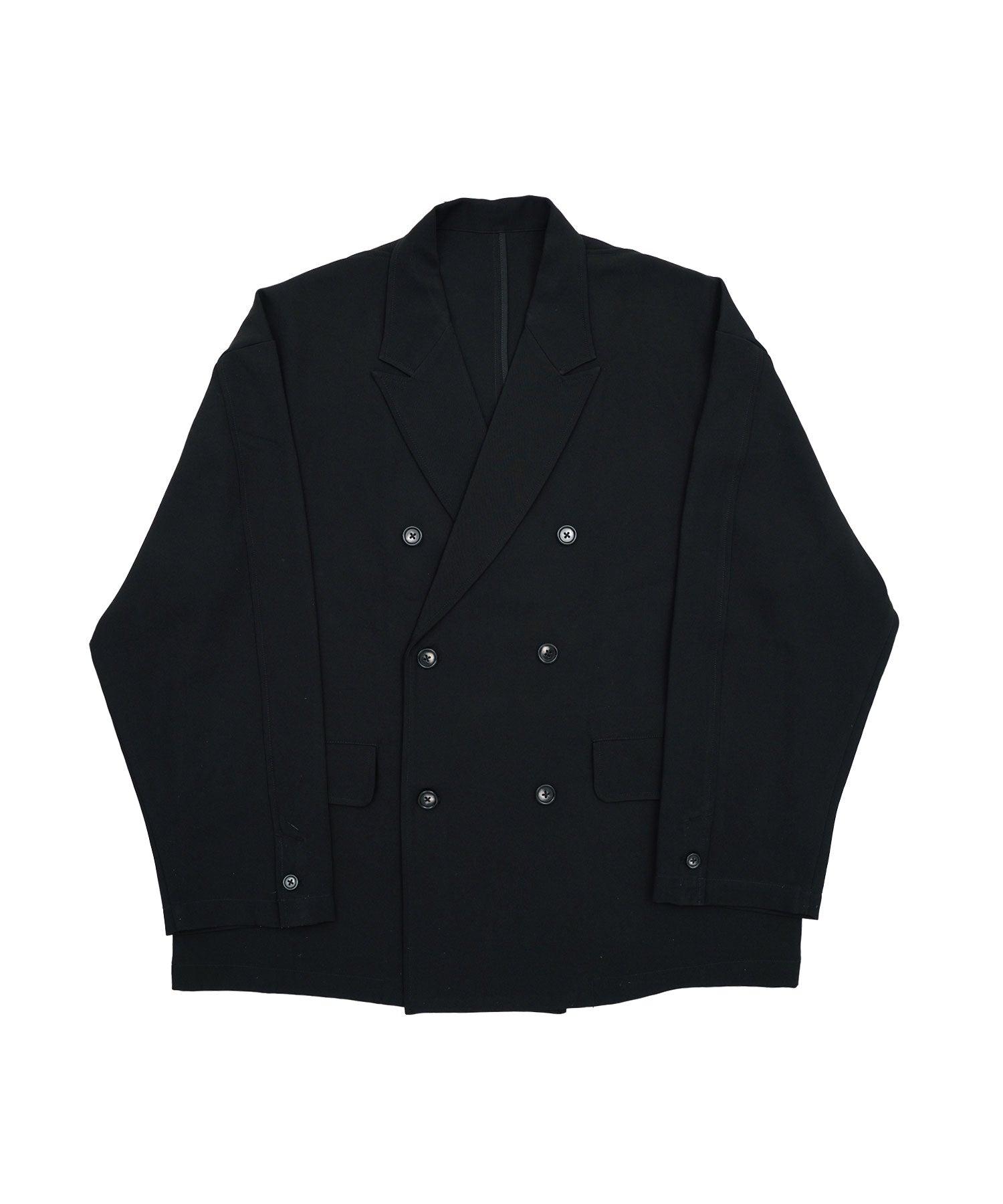TRダブルブレストテーラードジャケットブラック