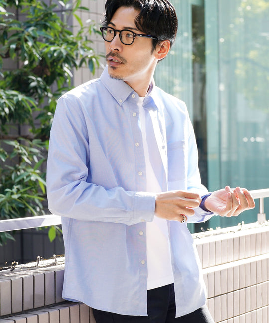 ボタンダウンオックスシャツ