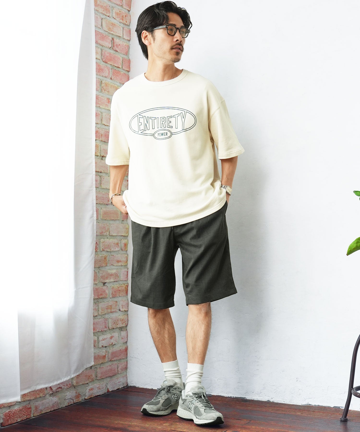 リネンライクハーフパンツ 6
