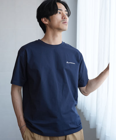 ファイテンドットメッシュクルーTシャツ | メンズ 半袖Tシャツ ファイテン アクアチタン 吸汗速乾 ドットメッシュ 通気性 4WAYストレッチ ドライタッチ 軽量 クルーネック ブラック グレー ネイビー 夏服 春夏 20代 30代 40代