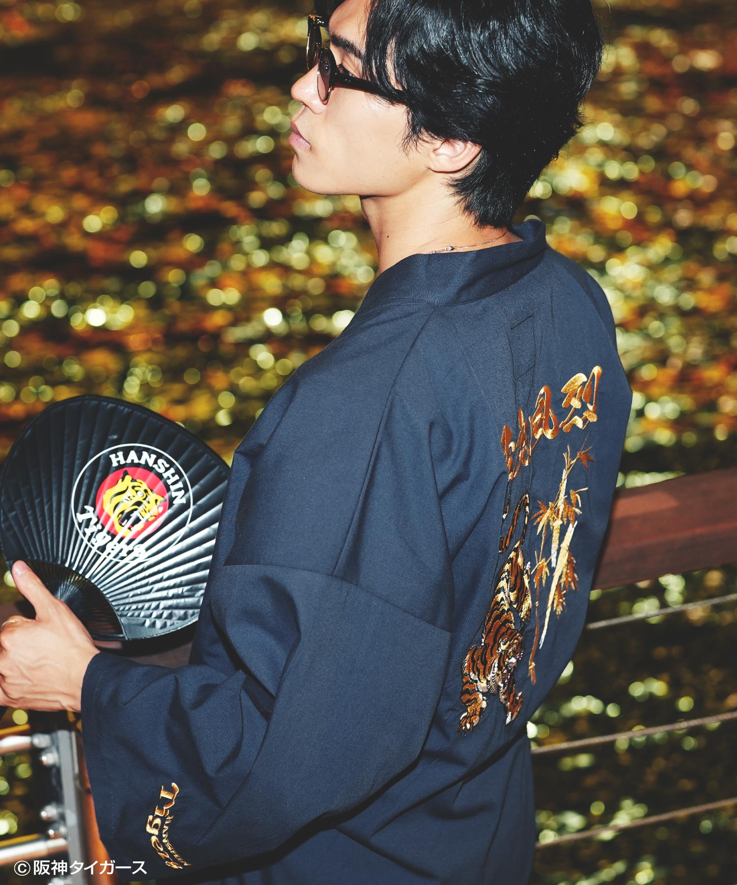 猛虎作務衣 ディテール