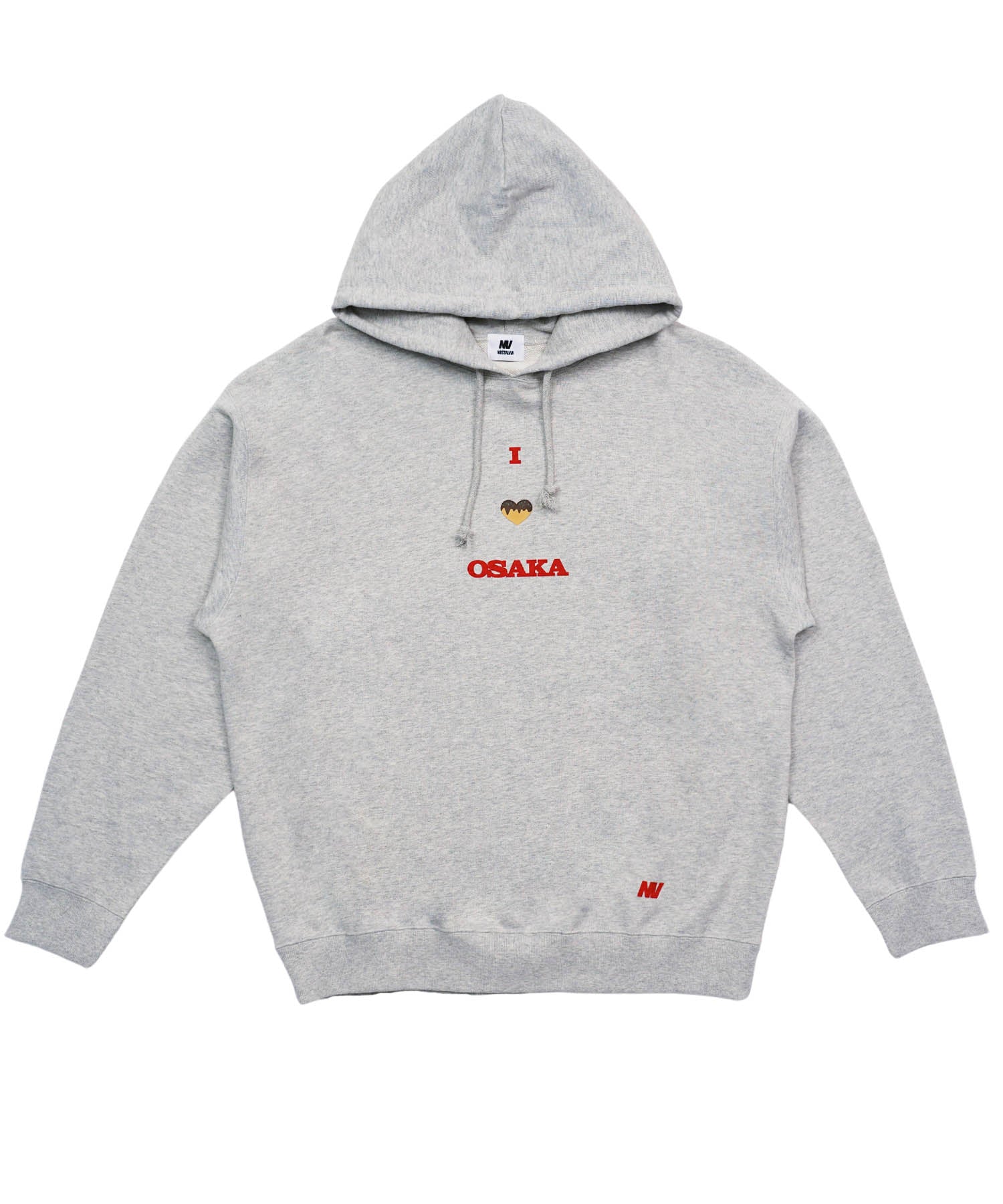 アイラブオオサカ裏毛パーカー グレー