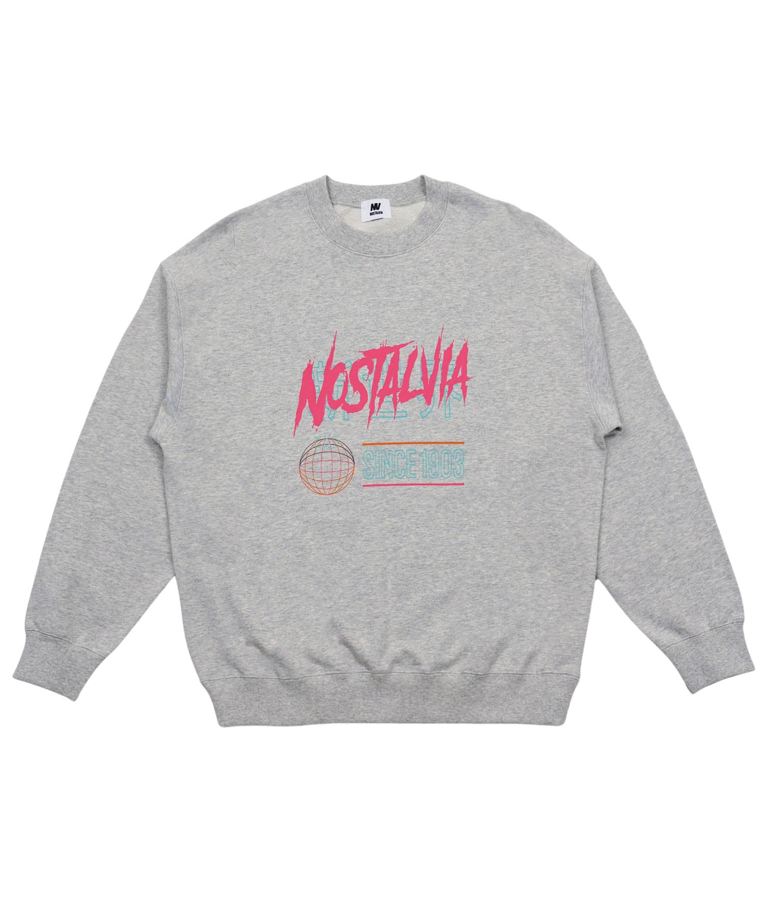 ザ・シンセカイ 裏毛トレーナー グレー