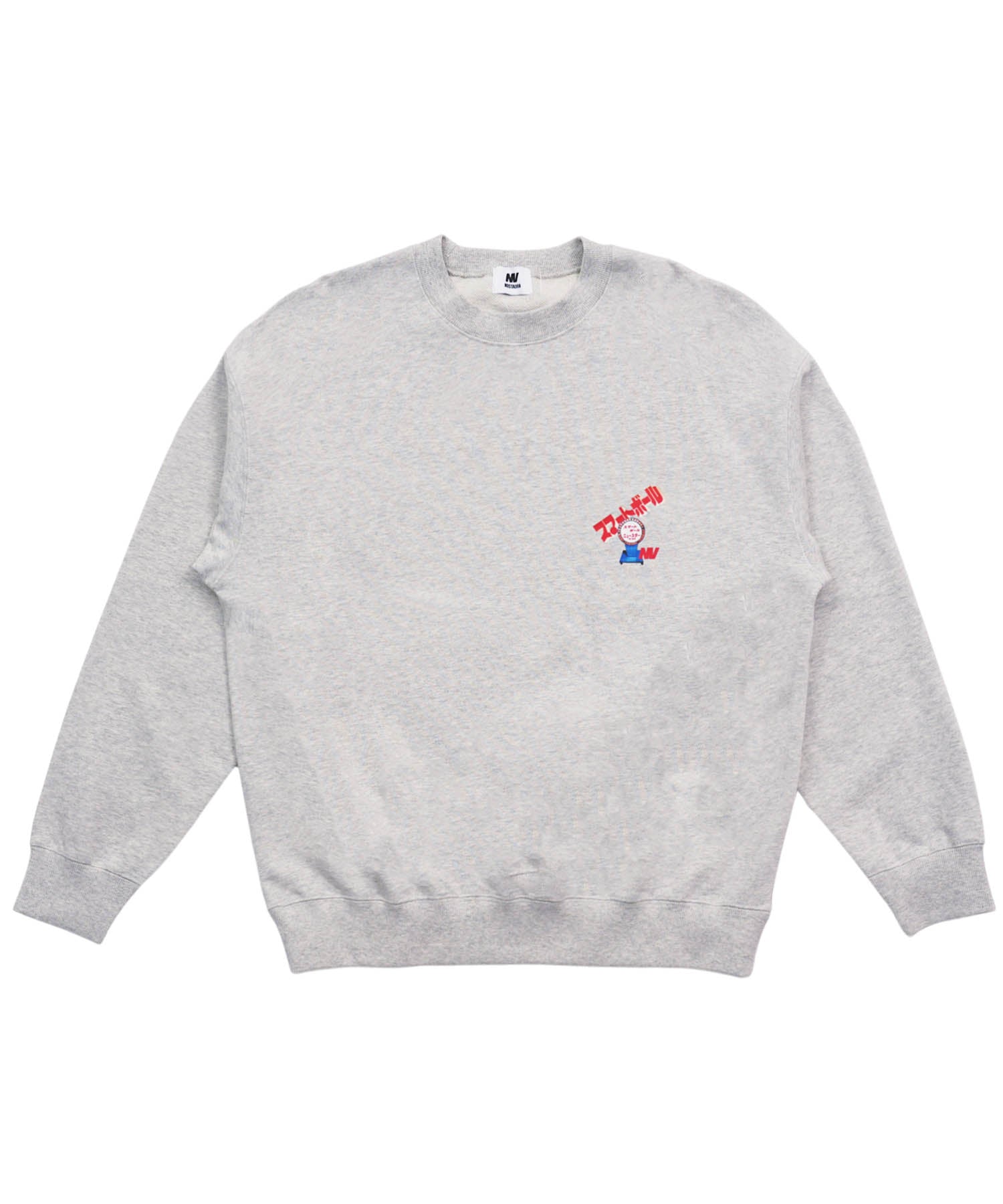 スマートボールニュースター裏毛トレーナー グレー