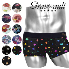 グレイブボールト Gravevault FLORA Star Studs Wild Flowers メンズ ローライズ ボクサーパンツ 【メール便】