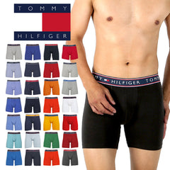 トミー ヒルフィガー TOMMY HILFIGER Cotton Stretch Core Plus メンズ ロングボクサーパンツ 【メール便】