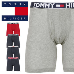 トミー ヒルフィガー TOMMY HILFIGER Comfort メンズ ロングボクサーパンツ ツルツル 長め お試し ロング丈  無地 ロゴ 安い 激安【メール便】 OUTLET SALE_F OUTLET SALE_F