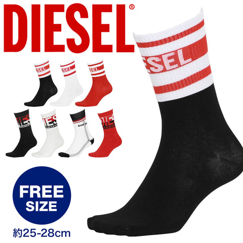 ディーゼル DIESEL DIESEL メンズ クルーソックス 【メール便】