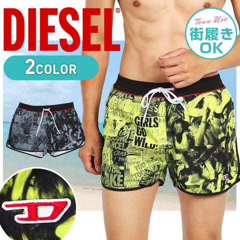 ディーゼル DIESEL BMBX-JESPER メンズ ショートサーフパンツ OUTLET SALE_F