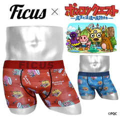 フィークス FICUS ポンコツクエスト コラボ メンズ ボクサーパンツ 【メール便】｜下着 キャラクター おしゃれ 人気 クリスマス プレゼント 彼氏 cts
