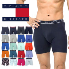 トミー ヒルフィガー TOMMY HILFIGER Cotton Stretch Core Plus メンズ ロングボクサーパンツ 【メール便】