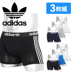 アディダス adidas 【3枚セット】COMFORT FLEX COTTON 3 STRIPES メンズ ボクサーパンツ