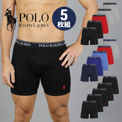 ポロ ラルフローレン POLO RALPH LAUREN 【5枚セット】CLASSIC FIT メンズ ロングボクサーパンツ｜下着 おしゃれ 人気 プレゼント 彼氏
