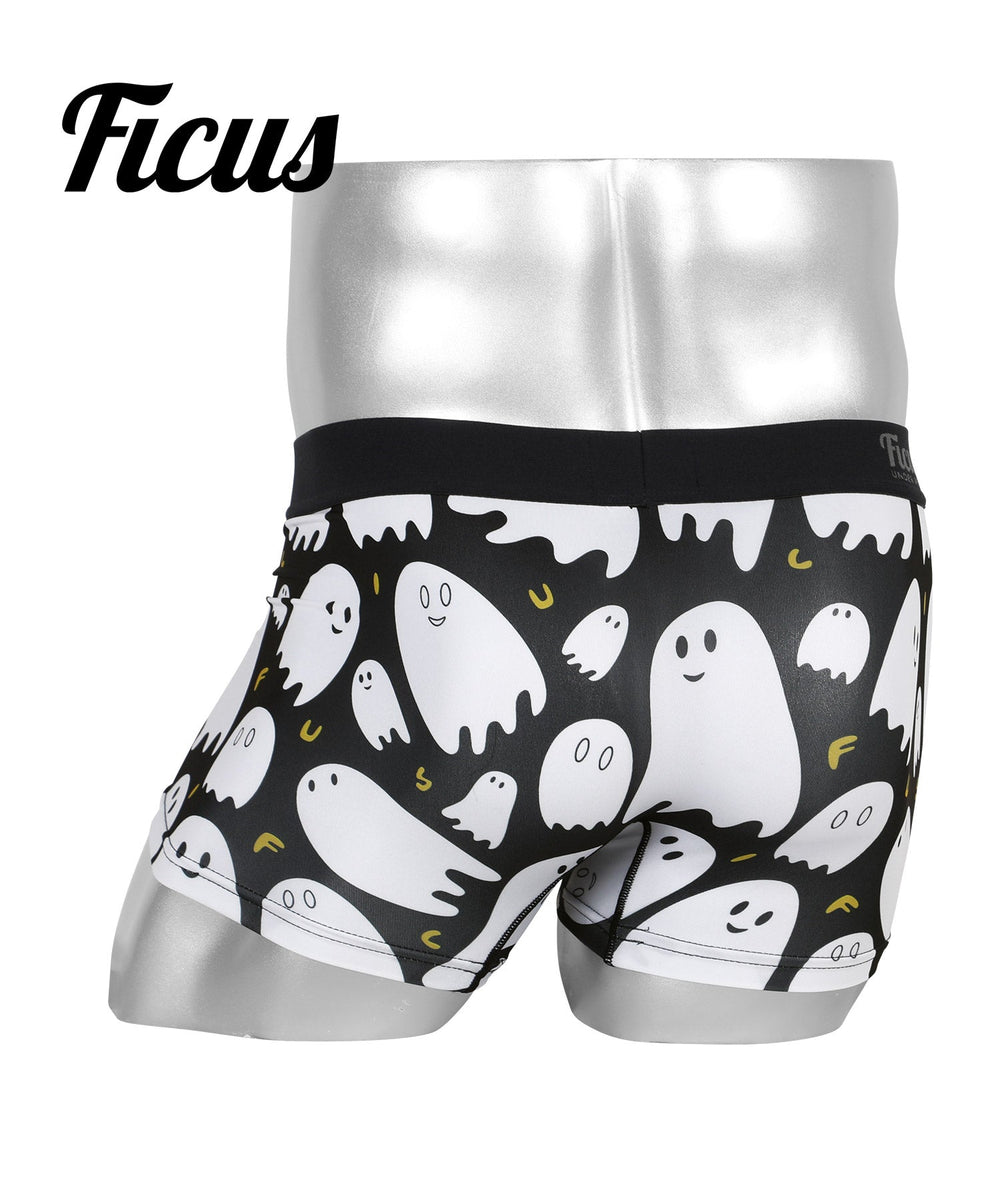 フィークス FICUS GHOST？ メンズボクサーパンツ 【メール便】｜下着 おしゃれ 人気 おばけ プレゼント 彼氏 – TOPFLOOR