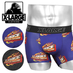 エクストララージ X-LARGE XL FIRE LOGO メンズ ボクサーパンツ 【メール便】｜下着 おしゃれ 人気 プレゼント 彼氏