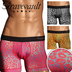グレイブボールト Gravevault NEO LEOPARD メンズ ショート ボクサーパンツ 【メール便】｜下着 おしゃれ 人気 高級 プレゼント 彼氏 キムタク