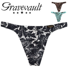 グレイブボールト Gravevault FLOWER メンズ Tバック 【メール便】｜下着 おしゃれ 人気 高級 プレゼント 彼氏 キムタク