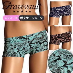 グレイブボールト Gravevault FLOWER レディース ボクサーショーツ 【メール便】