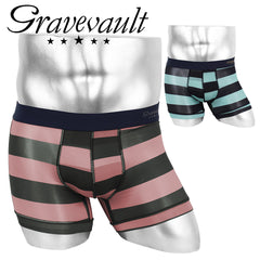 グレイブボールト Gravevault Border line メンズ ショート ボクサーパンツ 【メール便】