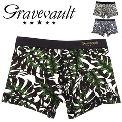 グレイブボールト Gravevault monstera leaf メンズ ショート ボクサーパンツ 【メール便】