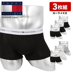 トミー ヒルフィガー TOMMY HILFIGER 【3枚セット】SIGNATURE Cotton メンズ ローライズ ボクサーパンツ