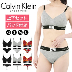 カルバンクライン Calvin Klein Calvin Klein 1996 LIGHTLY LINED BRALETTE レディース 上下セット【メール便】