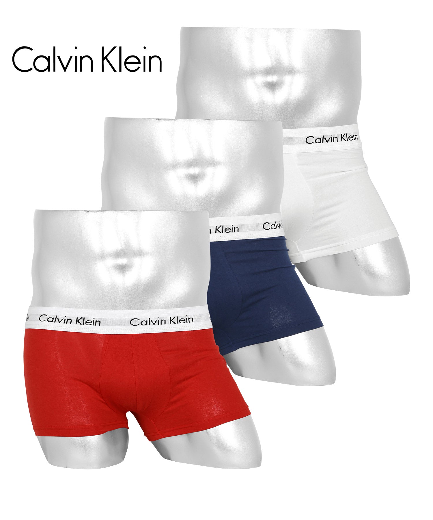 [カルバンクライン] ck ローライズボクサー 3枚セット Calvin Klein カルバンクライン ボクサーパンツ 3枚 セット