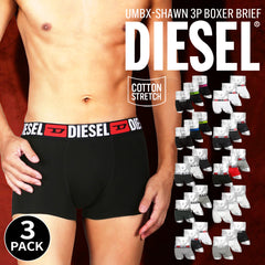 ディーゼル DIESEL 【3枚セット】UMBX-SHAWN メンズ ローライズボクサーパンツ